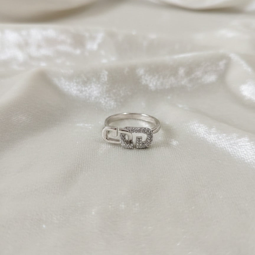 Minimal Silver Geometric Link Ring