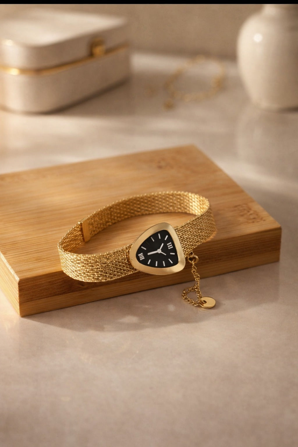 Luxury  Gold Watch Style Bracelet